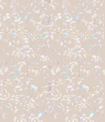 Flowers watercolor illustration.Manual composition.Big Set watercolor elements，Design for textile, wallpapers，Element for design,Greeting card