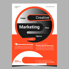 Obraz premium Creative Corporate Flyer For Business