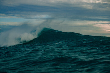 storm over the sea