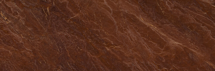 Dark brown marble texture background with high resolution, Closeup Italian marbel slab or grunge stone, Polished granite for digital wall and floor countertop, Elegant emperador portoro panorama.
