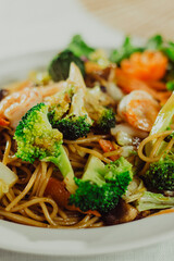 chinese food asian palte