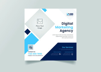 Corporate business social media post template