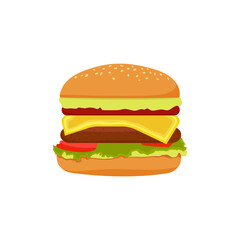 Hamburguesa con guacamole