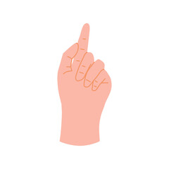 hand index finger pointing up icon illustration element