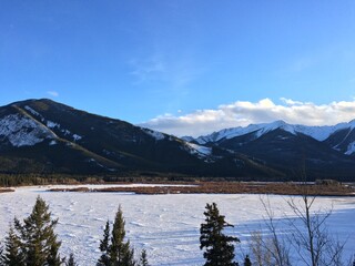 Sun on the Rocks in the Rocky mountains