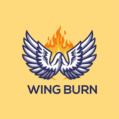 Wing Burn Fire hot art fly