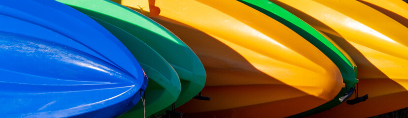 Colorful Kayaks