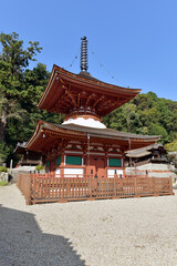 Obraz premium 天野山金剛寺 多宝塔 大阪府河内長野市