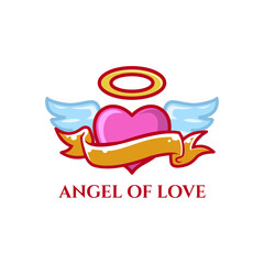 Angel Love heart romantic valentine