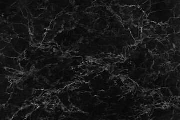 Obraz na płótnie Canvas Black marble pattern texture abstract background