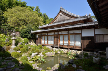 Obraz premium 天野山金剛寺 客殿庭園 大阪府河内長野市