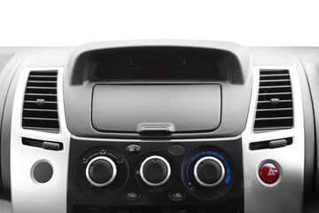 Fototapeta na wymiar Control panel in Japanese car