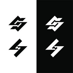geometric symbol icon design logo vector template