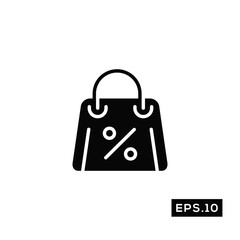 Online shop Discount Icon. Discount Icon Vector Illustration Template For Web and Mobile