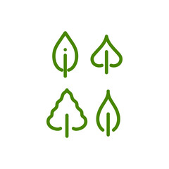 nature icon vector design logo template