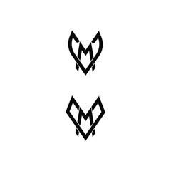 geometric symbol icon design logo vector template