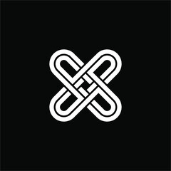 geometric symbol icon design logo vector template