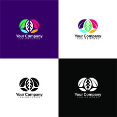 nature icon vector design logo template
