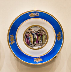  Series of plates with caricatures; allegorical and literary scenes era