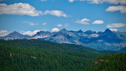 Obraz premium mountain range landscape