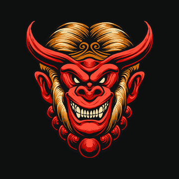 the devil monkey king head