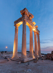 Obraz premium The Temple of Apollo in Side Town of Antalya Province