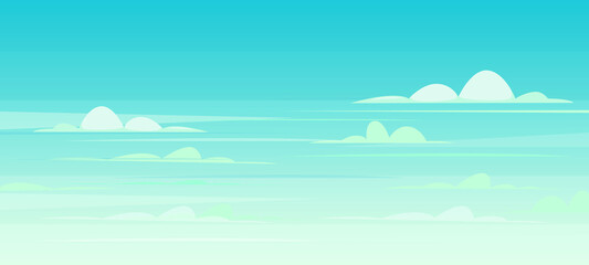Fototapeta na wymiar Blue sky illustration. Blue sky with cloud background. Blue sky vector. Background image.