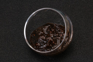 Black Pepper sauce in the bowl