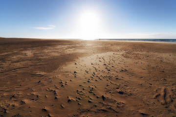 Geffosses beach in the Cotentin coast
