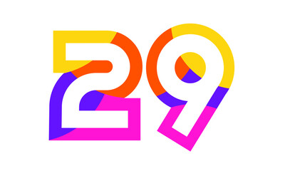 29 Colorful Fun Modern Flat Number