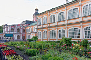 Fototapeta na wymiar Alexander Nevsky Lavra in St. Petersburg