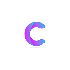 Abstract Letter C logotype . Suitable for trademarks, company logos and more. Vector Illustration