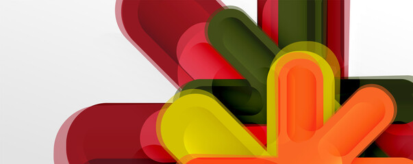 Abstract glossy crosses background for business or technology presentations, internet posters or web brochure covers