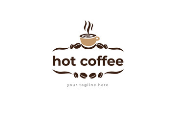 WEB HOT COFFEE LOGO ICON