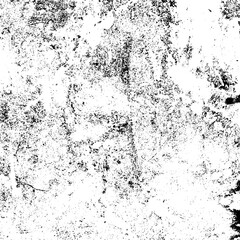 Fototapeta premium Grunge background black and white. Texture of chips, cracks, scratches, scuffs, dust, dirt. Dark monochrome surface. Old vintage vector pattern