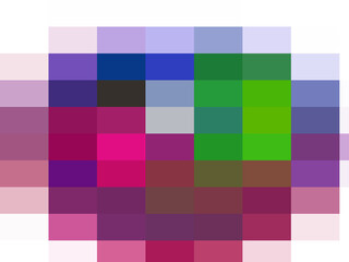 Pink green abstract background with squares