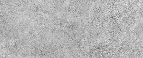 Panorama of Cement wall painted white with rough lines texture and background seamless