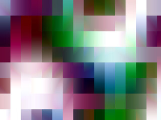 Green pink violet squares design abstract colorful background with squares