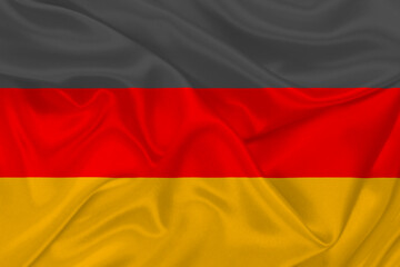 3D Flag of Germany on fabric