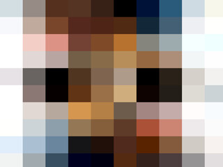 Fototapeta na wymiar Yellow orange blue squares, background