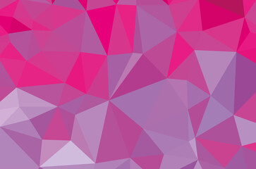 Colorful purple vivid polygonal triangular background pattern