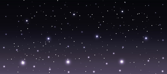 Stars on a night sky background