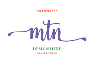 MTN lettering logo is simple, easy to understand and authoritative