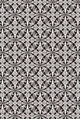 平安有職文様_鳥襷（とりだすき）_壁紙・白黒