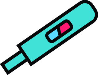 USB flash drive isolated on colorful