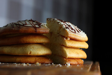 delicious homemade cakes on the table