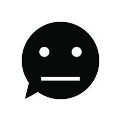 Fototapeta premium Neutral feeling icon