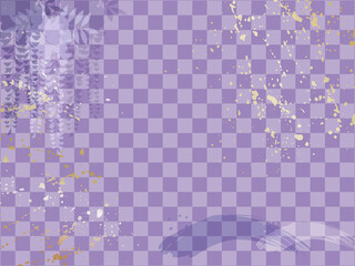 和柄の背景素材　藤や筆のストローク