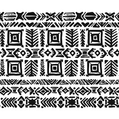 Ethnic handmade ornament, seamless pattern