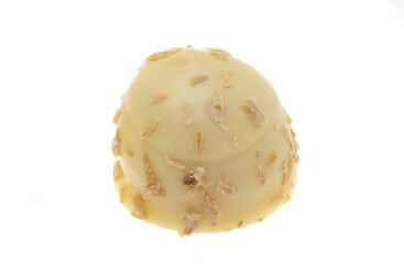 chocolate candy with mango isolated